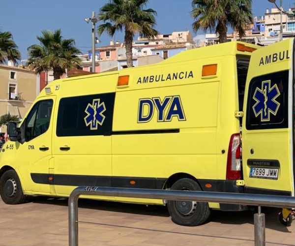 Ambulancias DYA en la calle